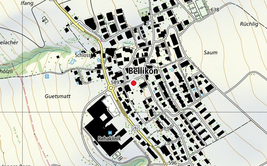 Carte indiquant l’emplacement de Spielgruppe Lollipop (École enfantine)