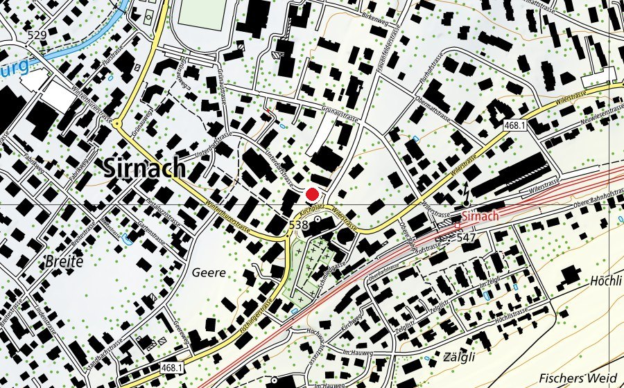 Mappa con la posizione di Spielgruppe Müsliburg (Scuola dell’infanzia)