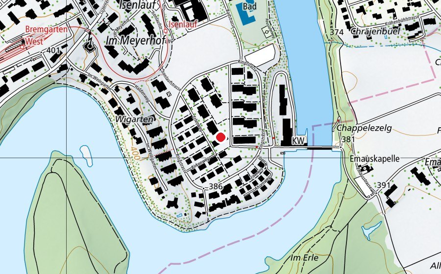 Mappa con la posizione di Strampolino (Scuola dell’infanzia)