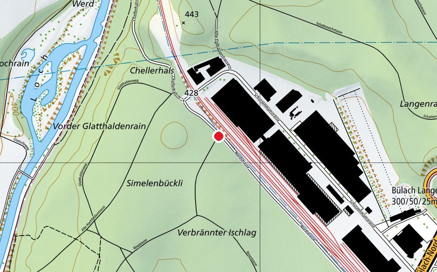 Mappa con la posizione di Treffpunkt Natürlich Janine (Scuola dell’infanzia)