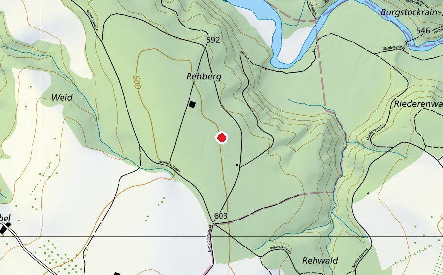 Carte indiquant l’emplacement de Waldkindergarten (École enfantine)