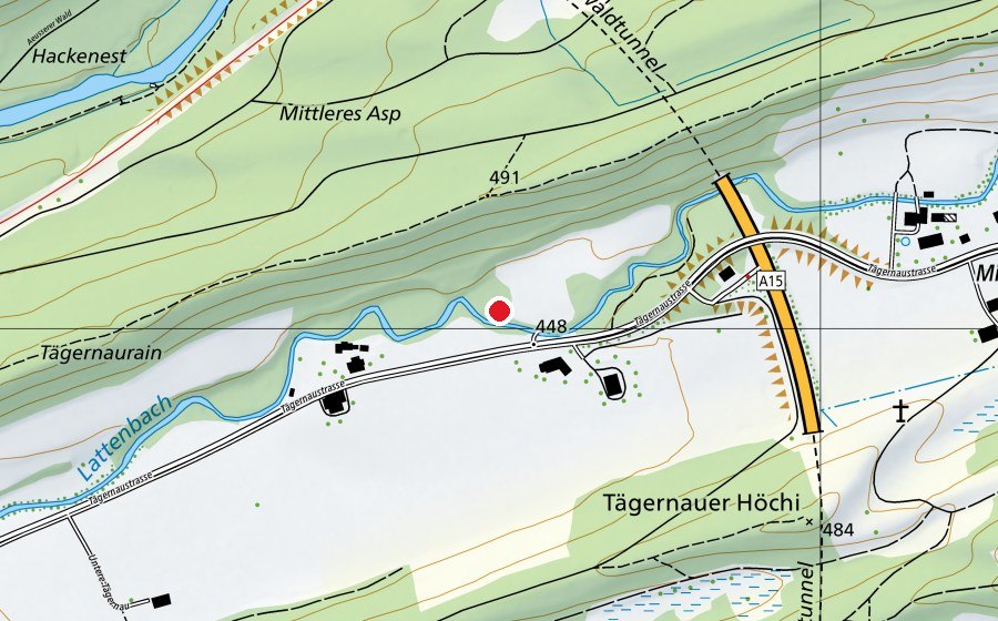 Carte indiquant l’emplacement de Waldkindergarten Schlickelschnack (École enfantine)