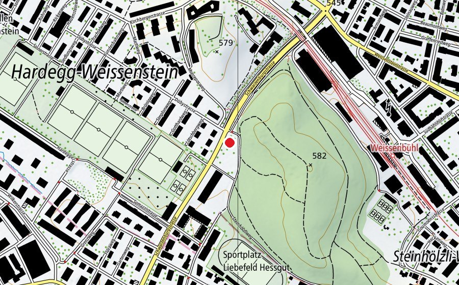 Mappa con la posizione di Waldspielgruppe Chindertroum (Scuola dell’infanzia)