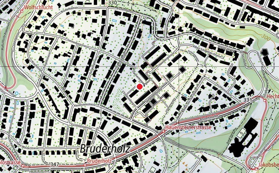Map showing the location of Ylaa Child Care (Kindergarten)