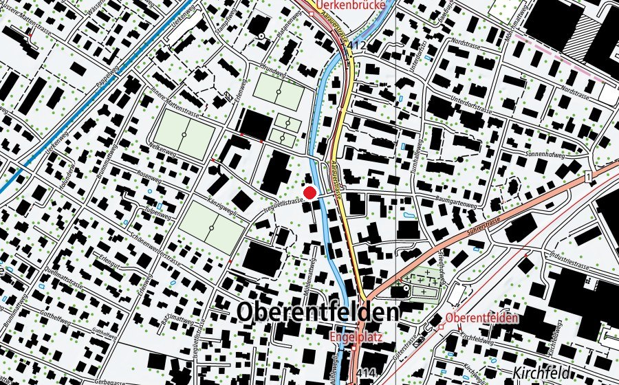 Mappa con la posizione di Äntenäscht (Asilo nido)