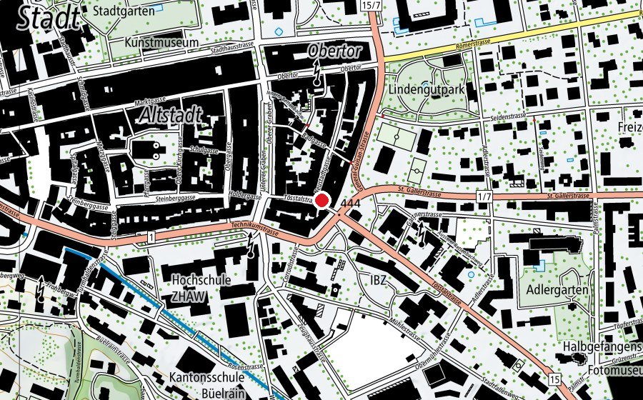 Mappa con la posizione di Altstadt Kita Zauberland (Asilo nido)