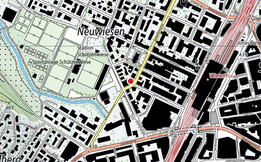 Map showing the location of Apfelblüte Kinderkrippe (Childcare)
