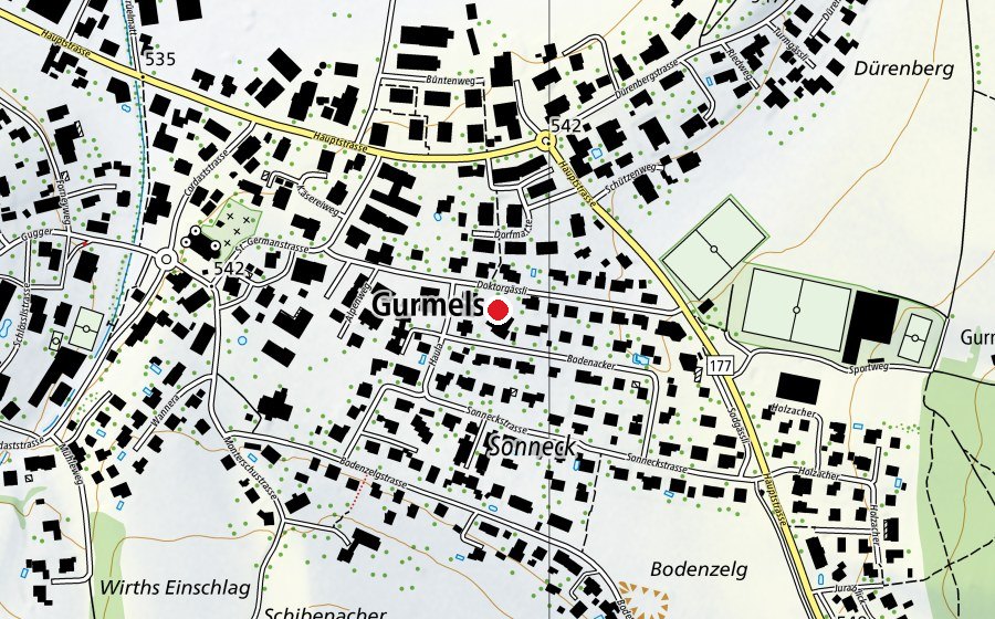 Carte indiquant l’emplacement de ASB Drachenburg (Crèche)