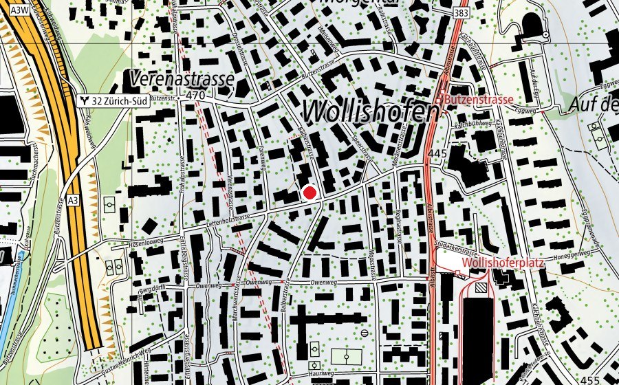 Map showing the location of Balber 1 (Mittag-/Abendhort) (Childcare)