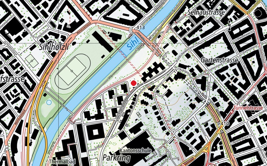 Mappa con la posizione di Brandschenke 1+2 Morgen-/Mittag-/Abendhort (Asilo nido)
