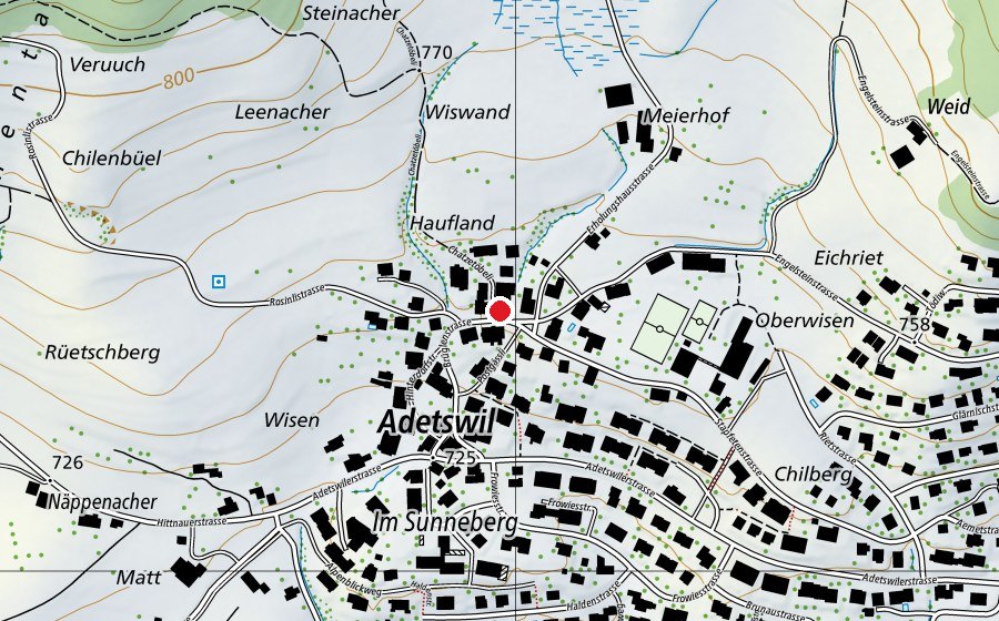 Mappa con la posizione di Chinderhuus Cavallo (Asilo nido)