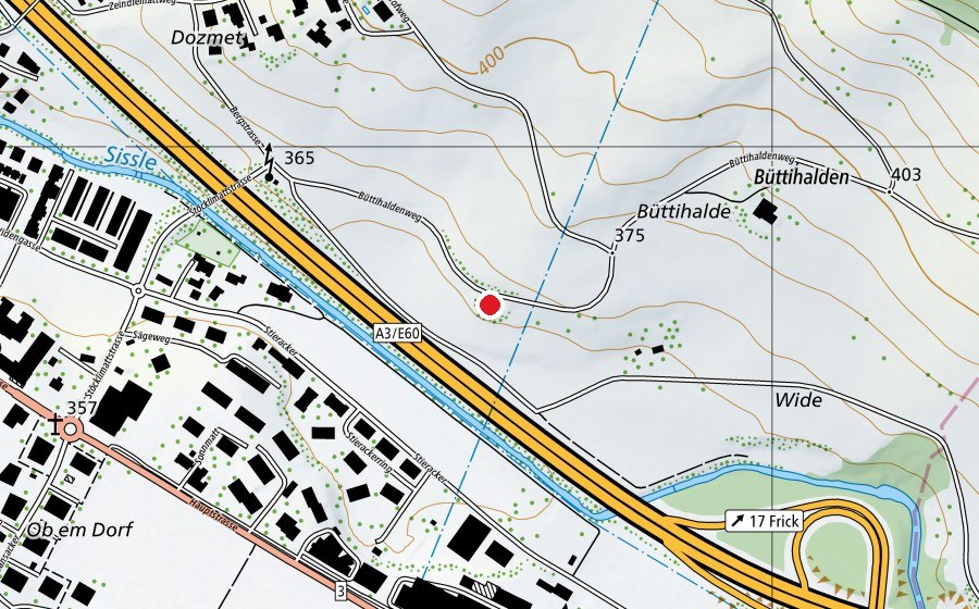 Map showing the location of Chinderhuus Dino (Childcare)