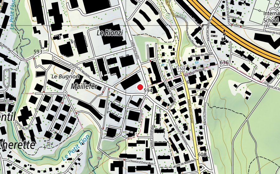 Carte indiquant l’emplacement de Crèche des ateliers (Crèche)