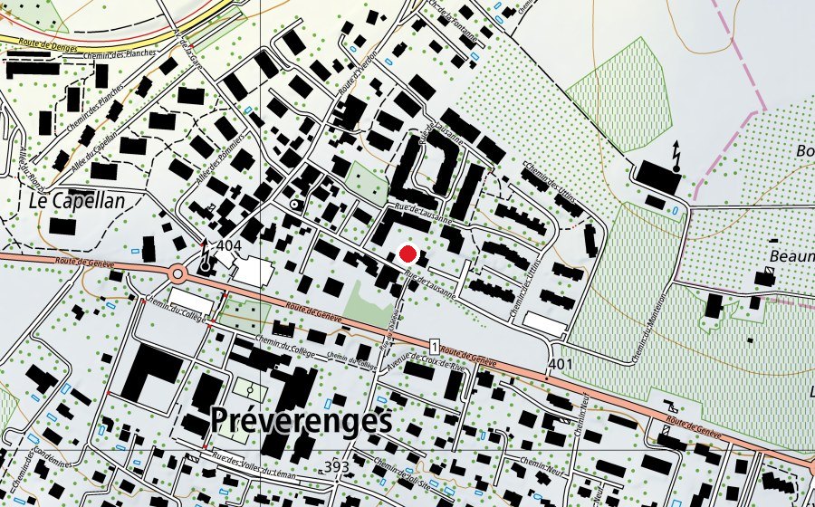 Carte indiquant l’emplacement de Crèche-garderie « Les Moussaillons » (Crèche)