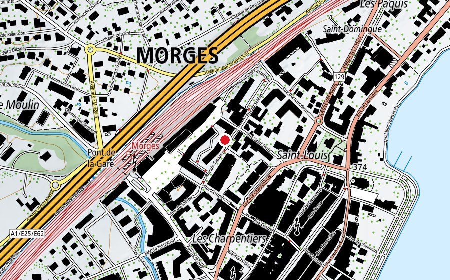 Mappa con la posizione di CVE La Gare (Asilo nido)