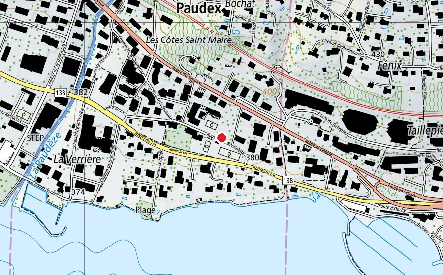 Carte indiquant l’emplacement de École maternelle (Crèche)