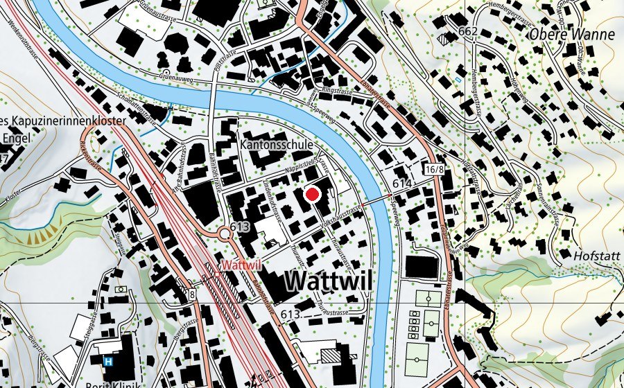 Carte indiquant l’emplacement de Familientreff, Spielgruppe (Crèche)