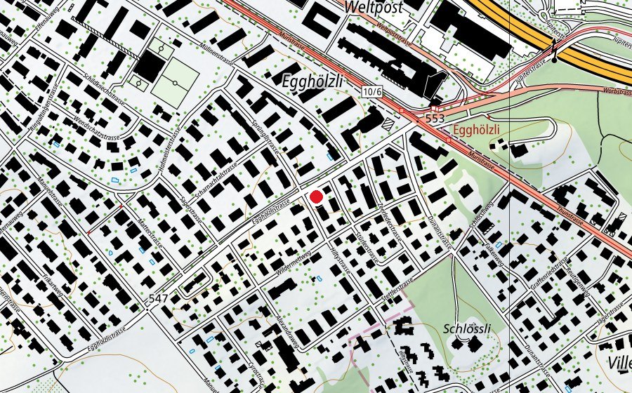 Carte indiquant l’emplacement de Ferdinand (Crèche)