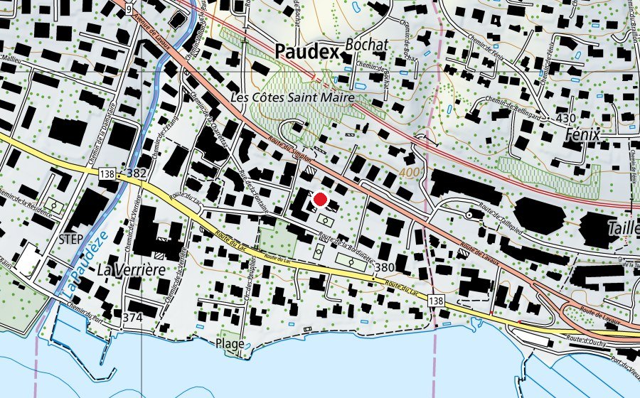 Carte indiquant l’emplacement de Garderie des Petits Pas (Crèche)