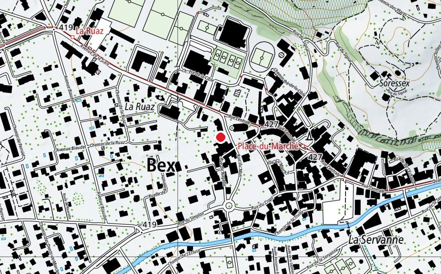 Carte indiquant l’emplacement de Garderie Le Mille-Pattes (Crèche)
