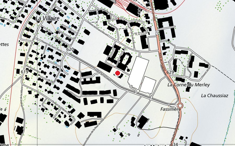 Map showing the location of Garderie Rêv’eil matin (Childcare)