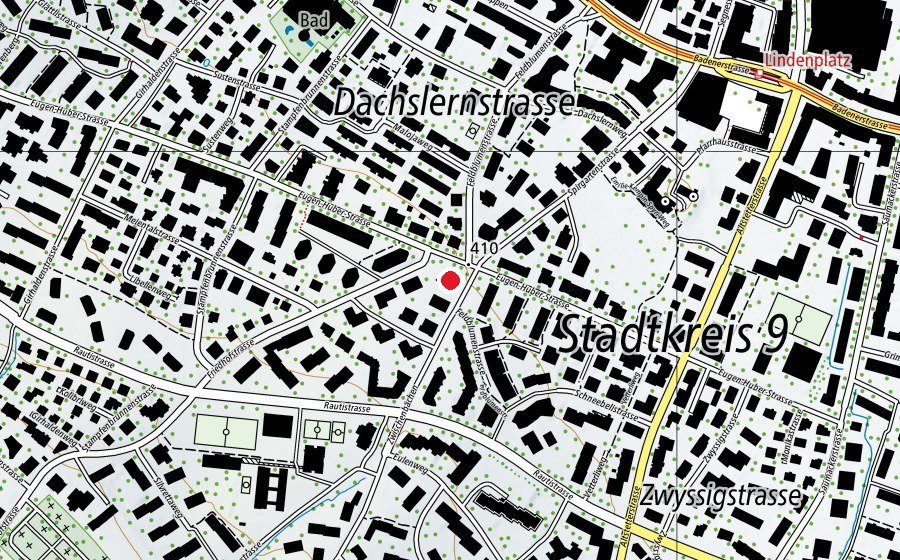 Mappa con la posizione di GFZ (Asilo nido)