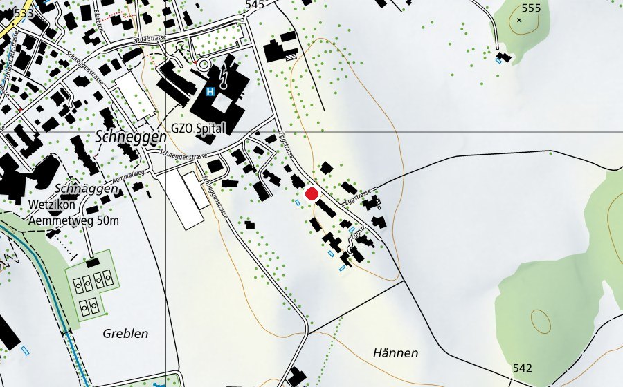 Map showing the location of GZO (Childcare)