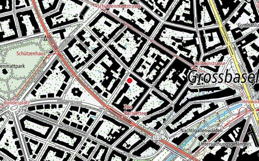 Map showing the location of Happy Hedgehog (Childcare)