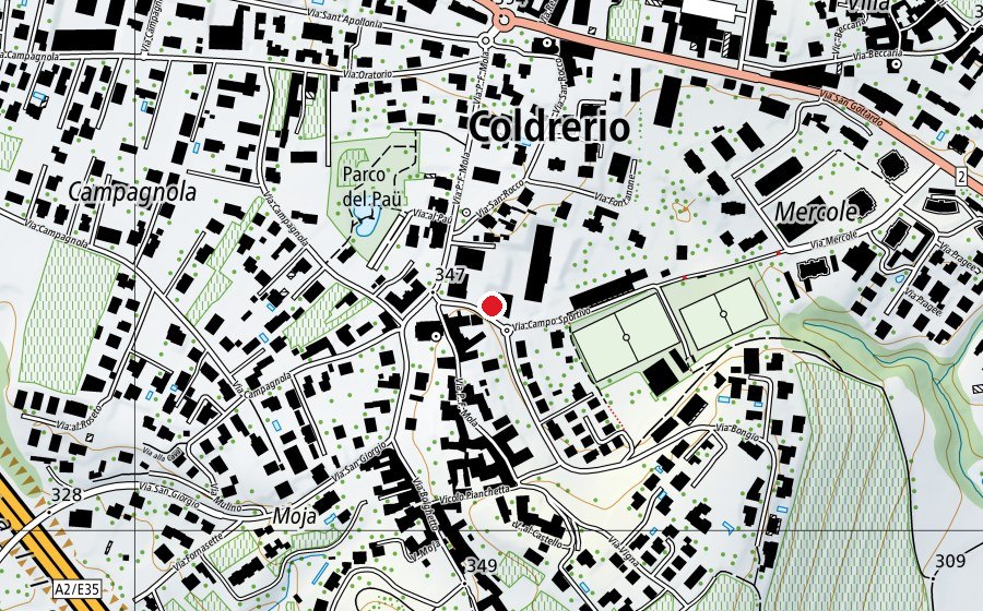 Mappa con la posizione di Il Nido dello Scoiattolo (Asilo nido)