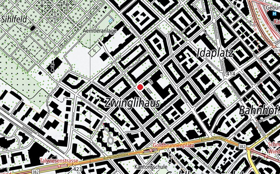 Carte indiquant l’emplacement de Kinder Kids (Crèche)