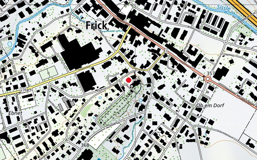 Carte indiquant l’emplacement de Kinderhaus Villa Kunterbunt (Crèche)