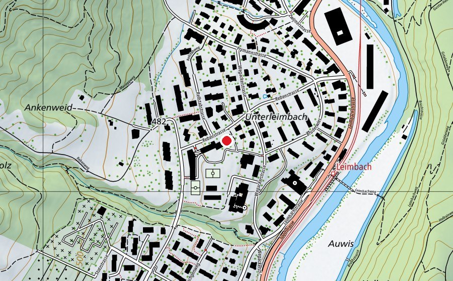 Map showing the location of Kinderhort Falletsche 1, 2, 3, 4 (Childcare)