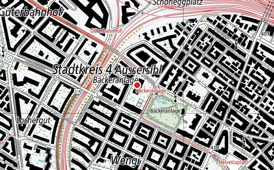 Carte indiquant l’emplacement de Kinderhort Feld (Mittaghort) (Crèche)