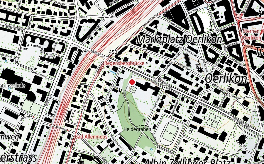 Carte indiquant l’emplacement de Kinderhort Gubel 1 (Crèche)