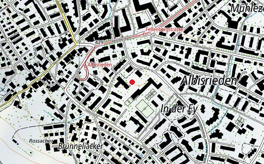 Map showing the location of Kinderhort In der Ey 2 (Childcare)