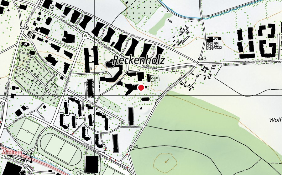 Map showing the location of Kinderhort Isengrind 2 Mittag / Abend (Childcare)