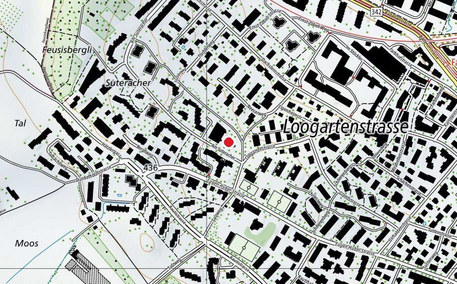 Carte indiquant l’emplacement de Kinderhort Loogarten 4 (Crèche)