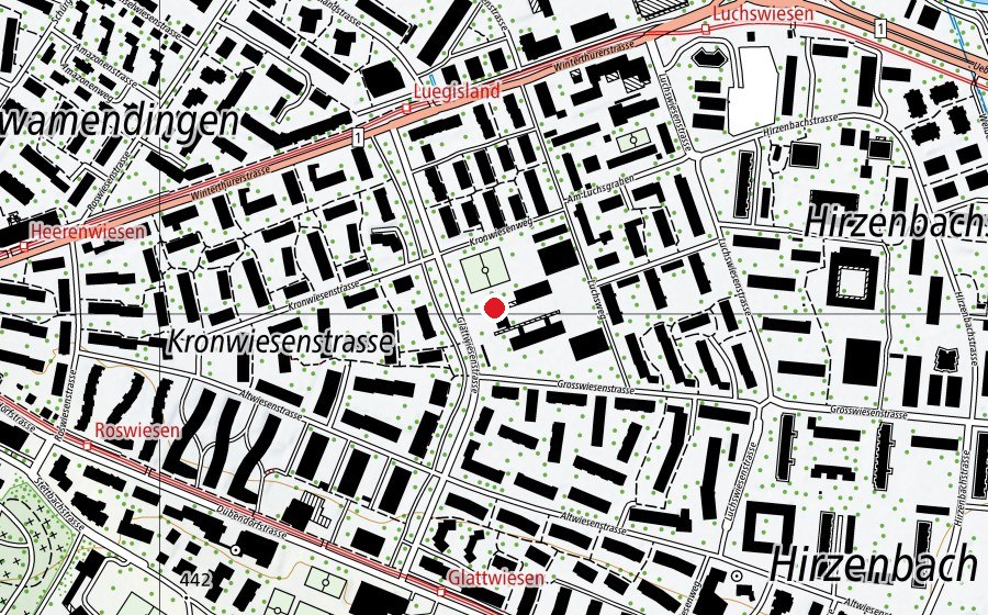 Mappa con la posizione di Kinderhort Luchswiesen - Morgen-Mittag-Abend (Asilo nido)