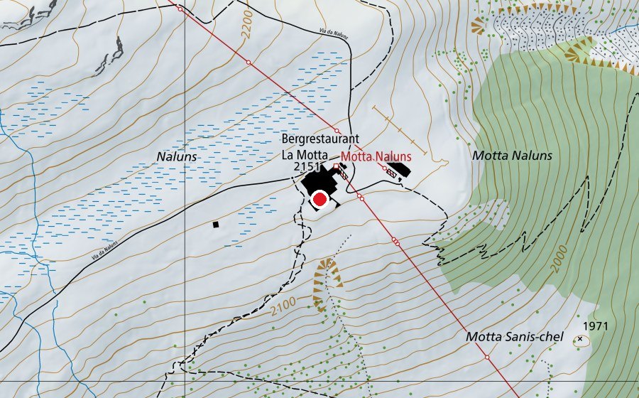 Carte indiquant l’emplacement de Kinderhort Motta Naluns (Crèche)
