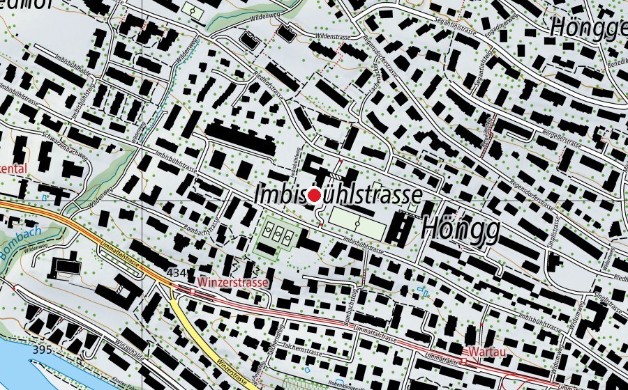 Mappa con la posizione di Kinderhort Oase - Mittag (Asilo nido)