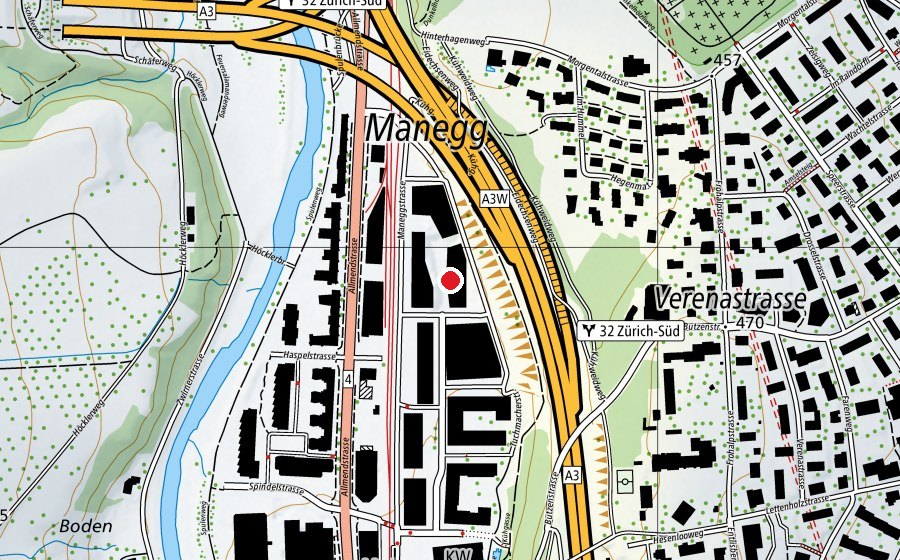 Mappa con la posizione di Kinderhort Pergamin 2 Mittag-Abend (Asilo nido)