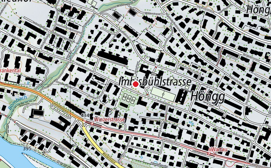 Carte indiquant l’emplacement de Kinderhort Pünten 1 - Mittag-Abend (Crèche)