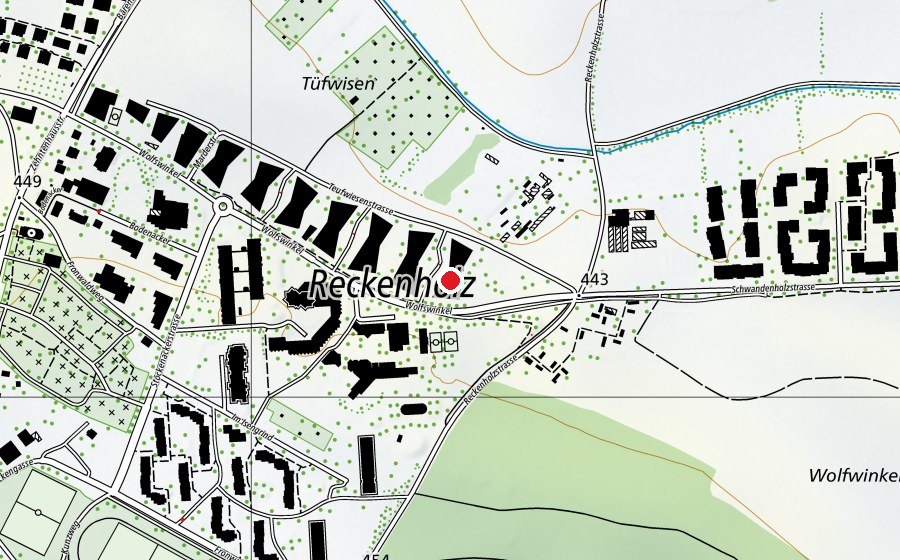Mappa con la posizione di Kinderhort Wolfswinkel 1+2 - Mittag-Abend (Asilo nido)