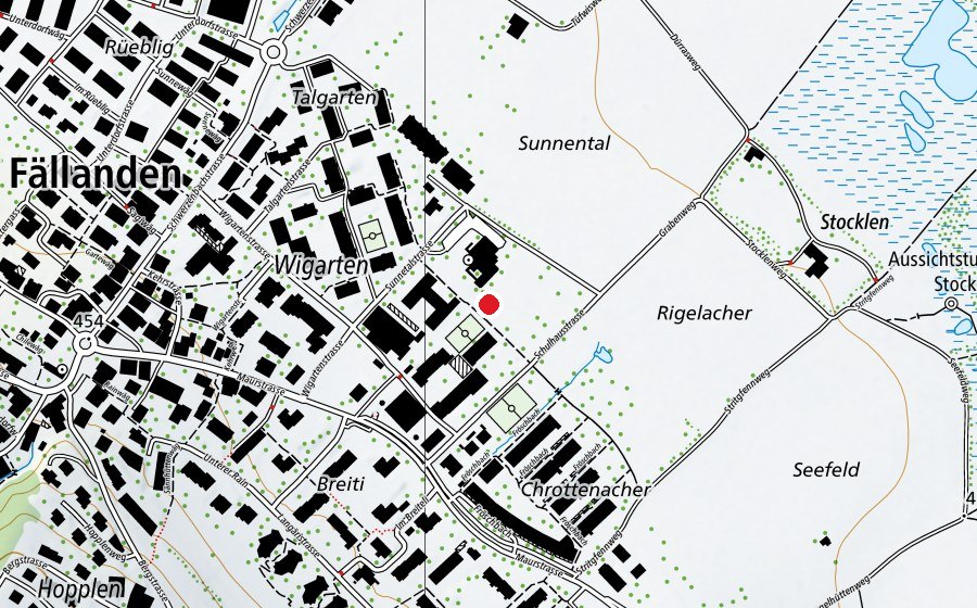 Mappa con la posizione di Kinderhospiz Flamingo (Asilo nido)
