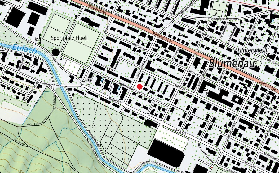 Carte indiquant l’emplacement de Kinderkrippe Heckenrose (Crèche)
