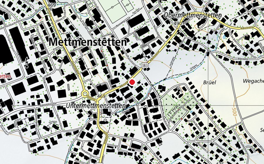 Karte mit dem Standort von Kinderkrippe Knirpsenvilla (Kindertagesstätte)