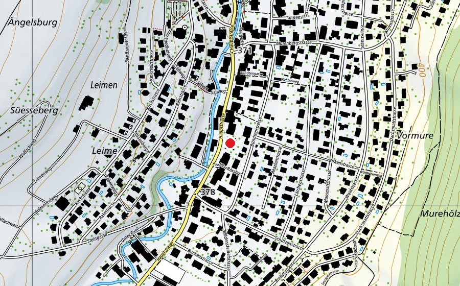 Map showing the location of Kinderkrippe Teddybär (Childcare)