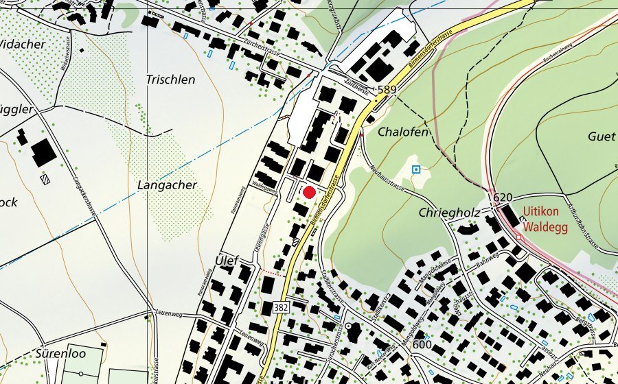 Carte indiquant l’emplacement de Kinderkrippe Üetlizwerge (Crèche)