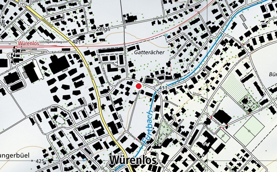 Map showing the location of KinderOase (Childcare)