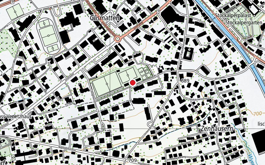 Map showing the location of Kindertagesstätte Ringelreija (Childcare)